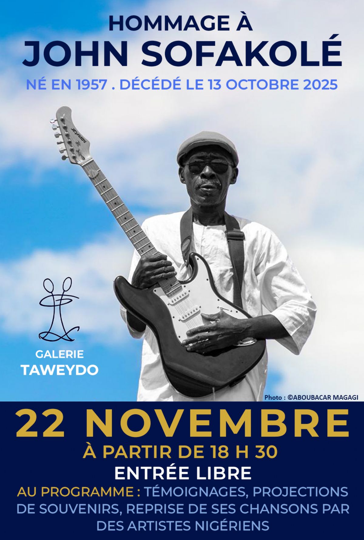 Un hommage vibrant à John Sofakolé : le Jimmy Hendrix du Niger