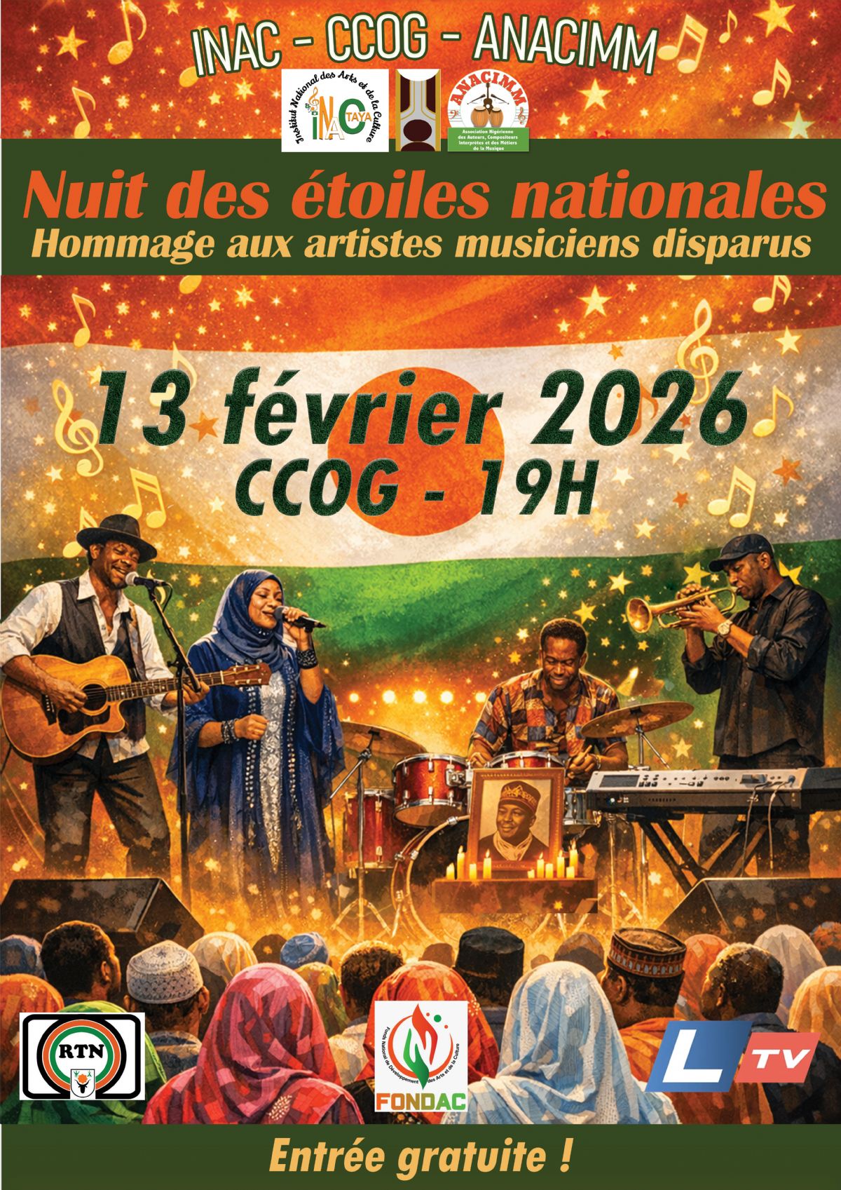 Hommage aux artistes musiciens disparus