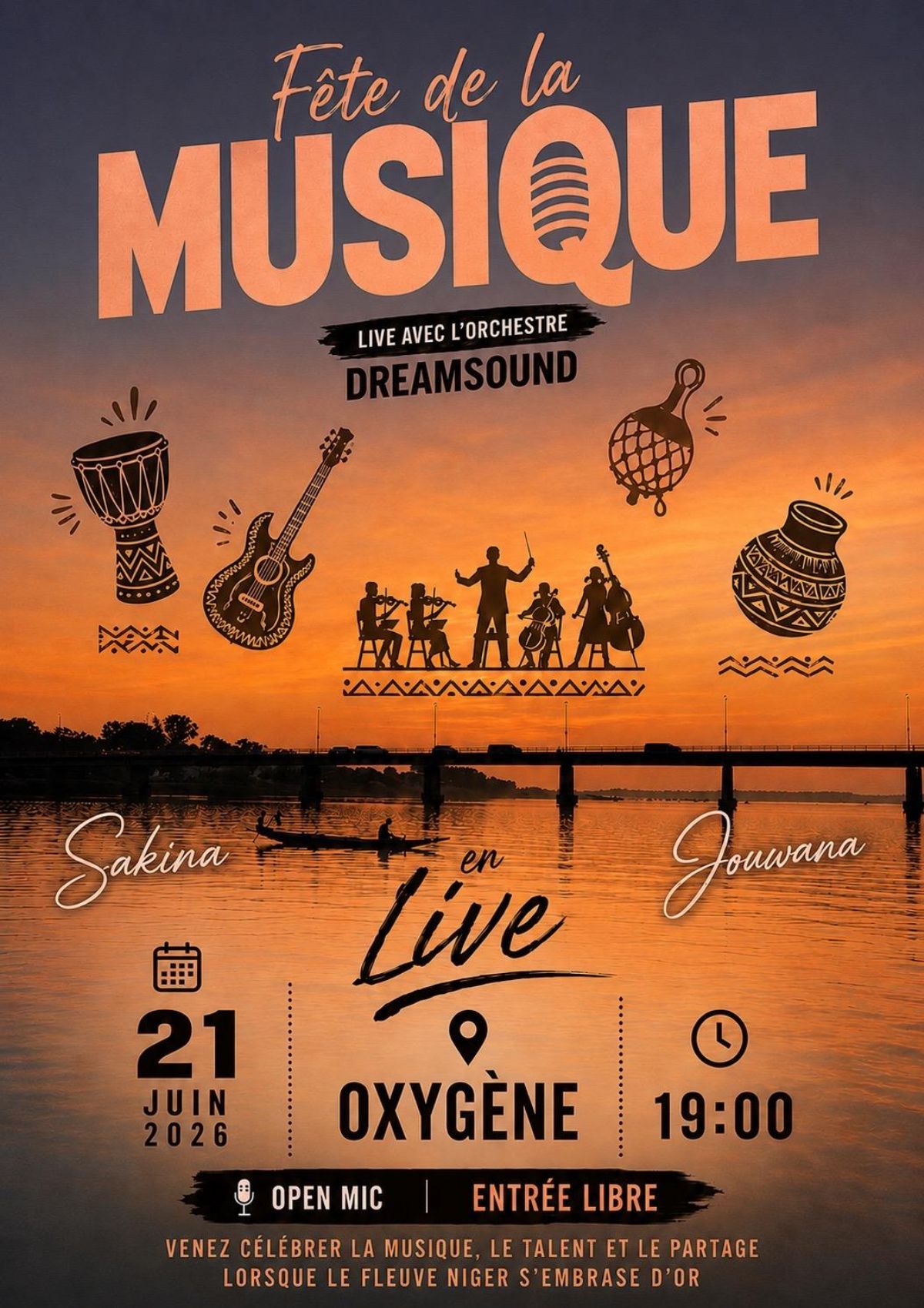 Niamey : DreamSound en concert live pour la Fête de la musique
