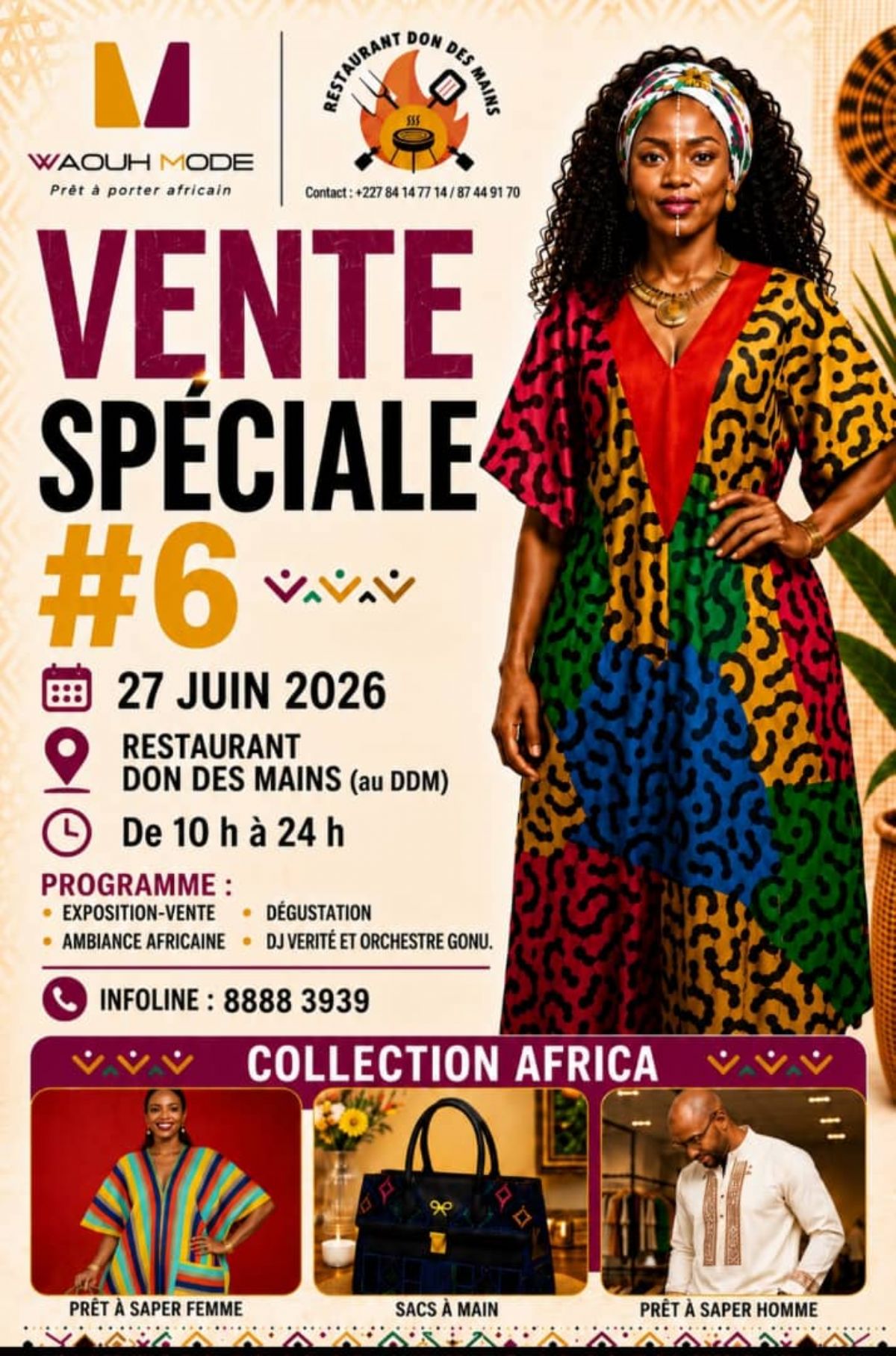 Waouh Mode convie Niamey à sa vente spéciale, entre mode africaine et ambiance culturelle