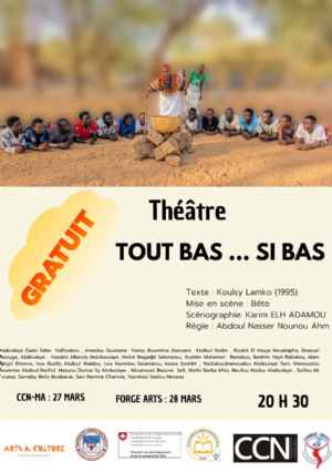 Théâtre : Tout bas… si bas en représentation à Niamey