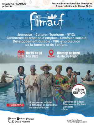 FIMAUF 2026 : Niamey s’apprête à vibrer au rythme des musiques afro‑urbaines du fleuve Niger